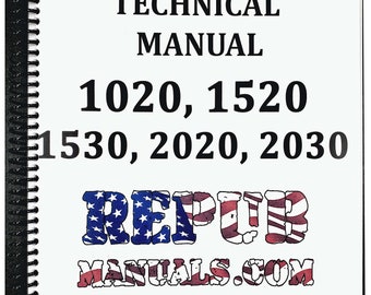 John Deere Model 1020 Tractor Condensed Technical Service Repair Shop Manual
