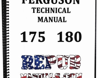 Massey Ferguson 180 Technical Service Repair Shop Manual