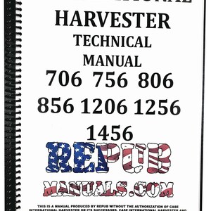 International 1256 Tractor Technical Service Repair Shop Manual