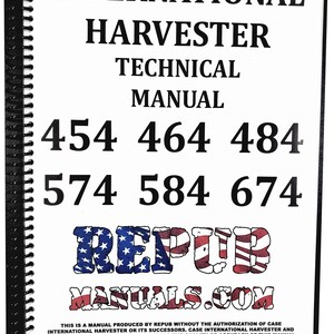 International 584 Tractor Technical Service Repair Shop Manual