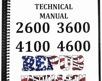 Ford 3600 Technical Service Repair Shop Manual