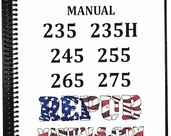 Case 235 Tractor Technical Service Repair Shop Manual