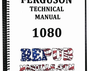 Massey Ferguson 1080 Technical Service Repair Shop Manual