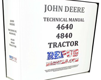 4640 John Deere Technical Service Shop Repair Manual