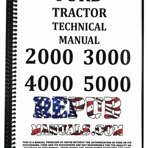 Ford 2000 Technical Service Repair Shop Manual