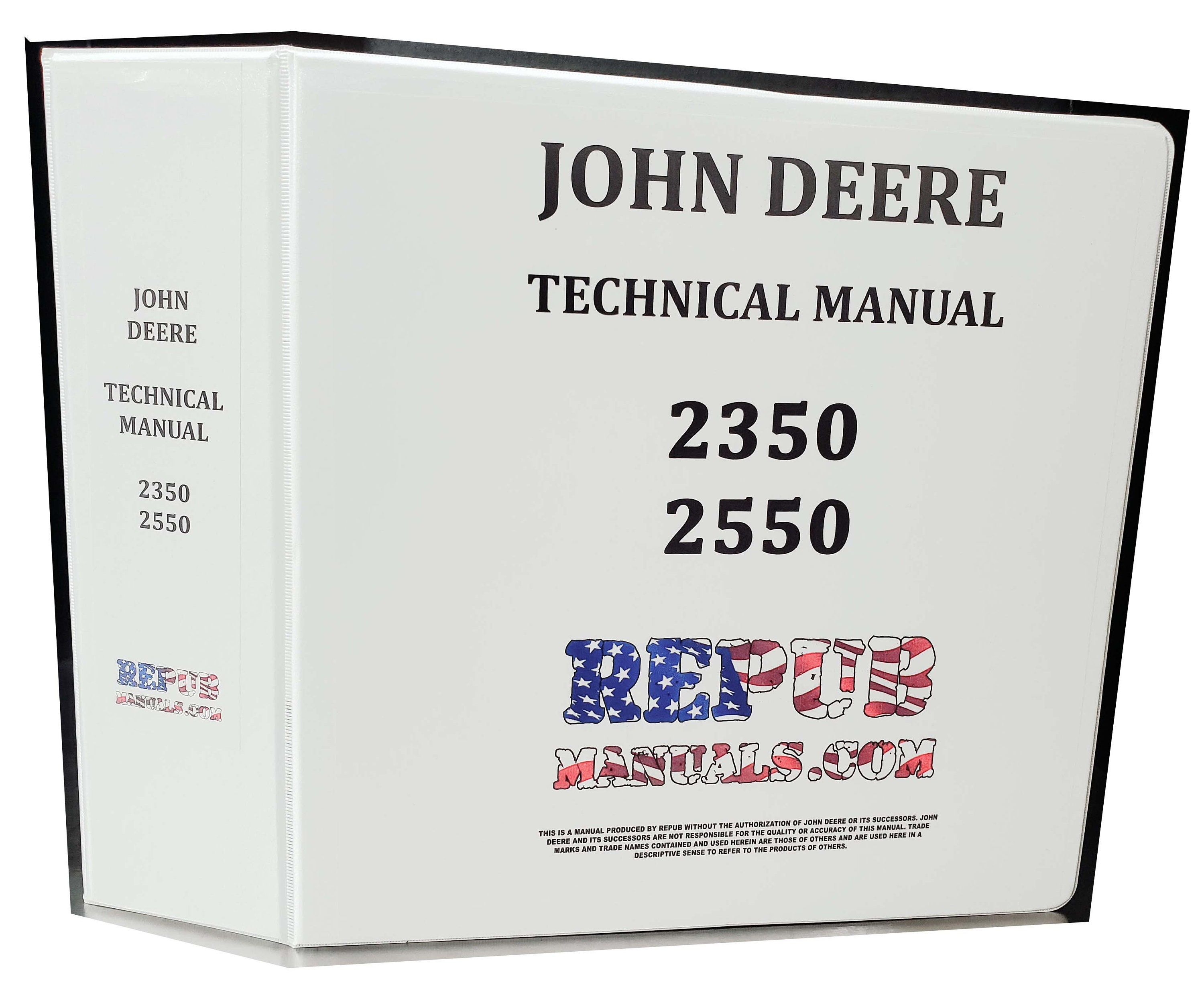John Deere 2350 Tractor Technical Service Repair Manual, image size:3000x2489