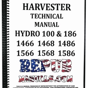 International 1586 Tractor Technical Service Repair Shop Manual