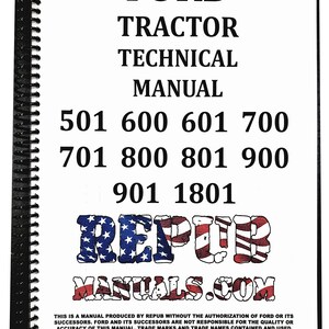 Ford 700 Technical Service Repair Shop Manual