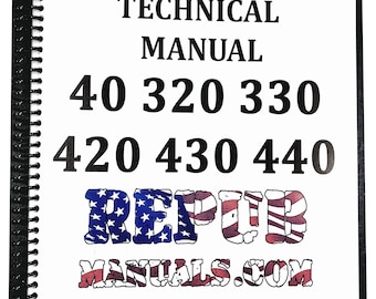 John Deere 440 Tractor Condensed Technical Service Repair Shop Manual