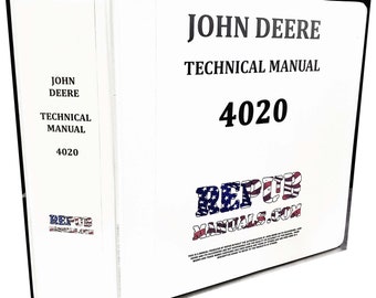 John Deere 4020 Tractor Technical Service Repair Manual