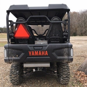 Yamaha Wolverine X4 tailgate letters rearend stickers vinyl graphics tail gate