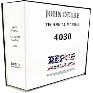 John Deere 4030 Tractor Technical Service Repair Manual