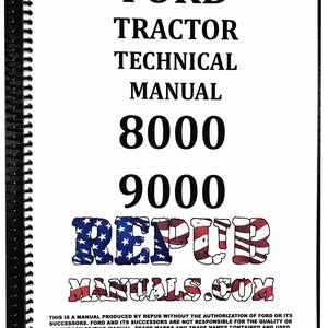 Ford 9000 Technical Service Repair Shop Manual