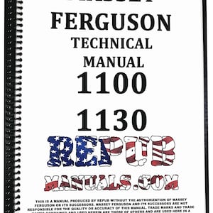 Massey Ferguson 1130 Technical Service Repair Shop Manual
