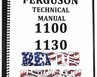 Massey Ferguson 1130 Technical Service Repair Shop Manual