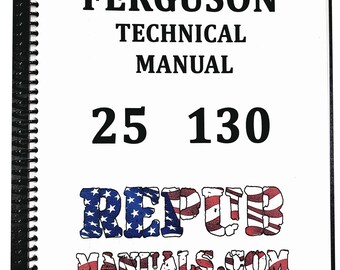Massey Ferguson 130 Technical Service Repair Shop Manual