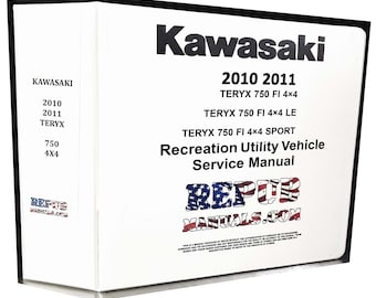 2010 KAWASAKI TERYX 750 Technical Service Dealer Repair Manual