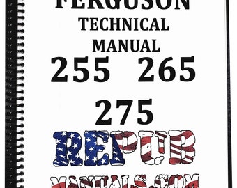 Massey Ferguson 265 Technical Service Repair Shop Manual