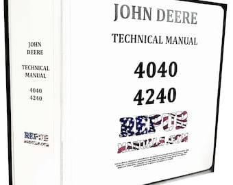 John Deere 4040 Tractor Technical Service Repair Manual