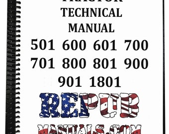 Ford 801 Technical Service Repair Shop Manual