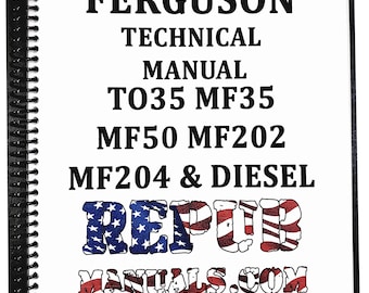 Massey Ferguson MF50 Technical Service Repair Shop Manual MF 50