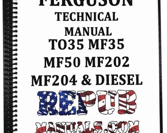 Massey Ferguson MF204 Technical Service Repair Shop Manual MF 204