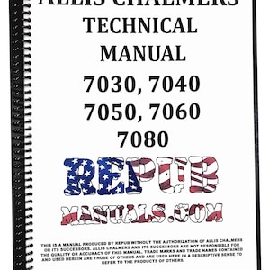 Allis Chalmers 7030 Tractor Technical Service Repair Shop Manual