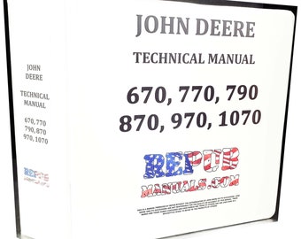1070 John Deere Technical Service Shop Repair Manual