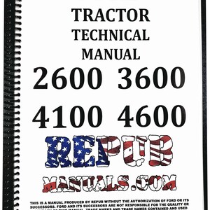 Ford 4600 Technical Service Repair Shop Manual