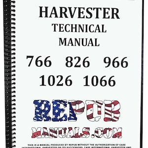 International 766 Tractor Technical Service Repair Shop Manual