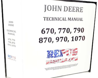 770 John Deere Technical Service Shop Repair Manual