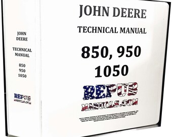 John Deere 850 Tractor Technical Service Repair Manual