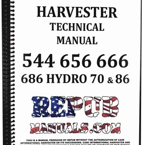 International 686 Tractor Technical Service Repair Shop Manual