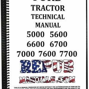 Ford 6700 Technical Service Repair Shop Manual