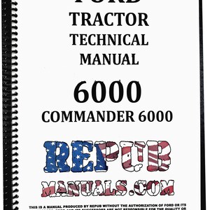 Ford 6000 Technical Service Repair Shop Manual