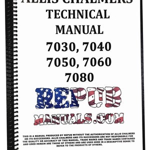 Allis Chalmers 7060 Tractor Technical Service Repair Shop Manual