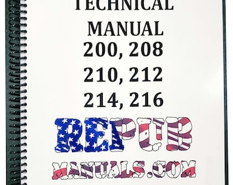John Deere 214 Lawn and Garden Tractor Technical Service Repair Manual
