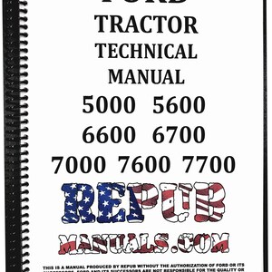 Ford 7600 Technical Service Repair Shop Manual