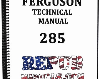 Massey Ferguson 285 Technical Service Repair Shop Manual