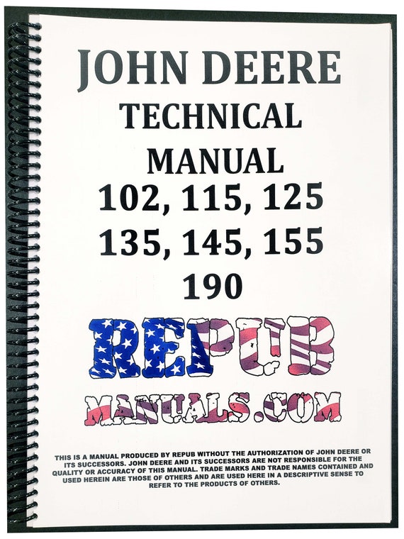 John deere 135 lawn tractor manual hotsell