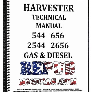 International 2544 Tractor Technical Service Repair Shop Manual