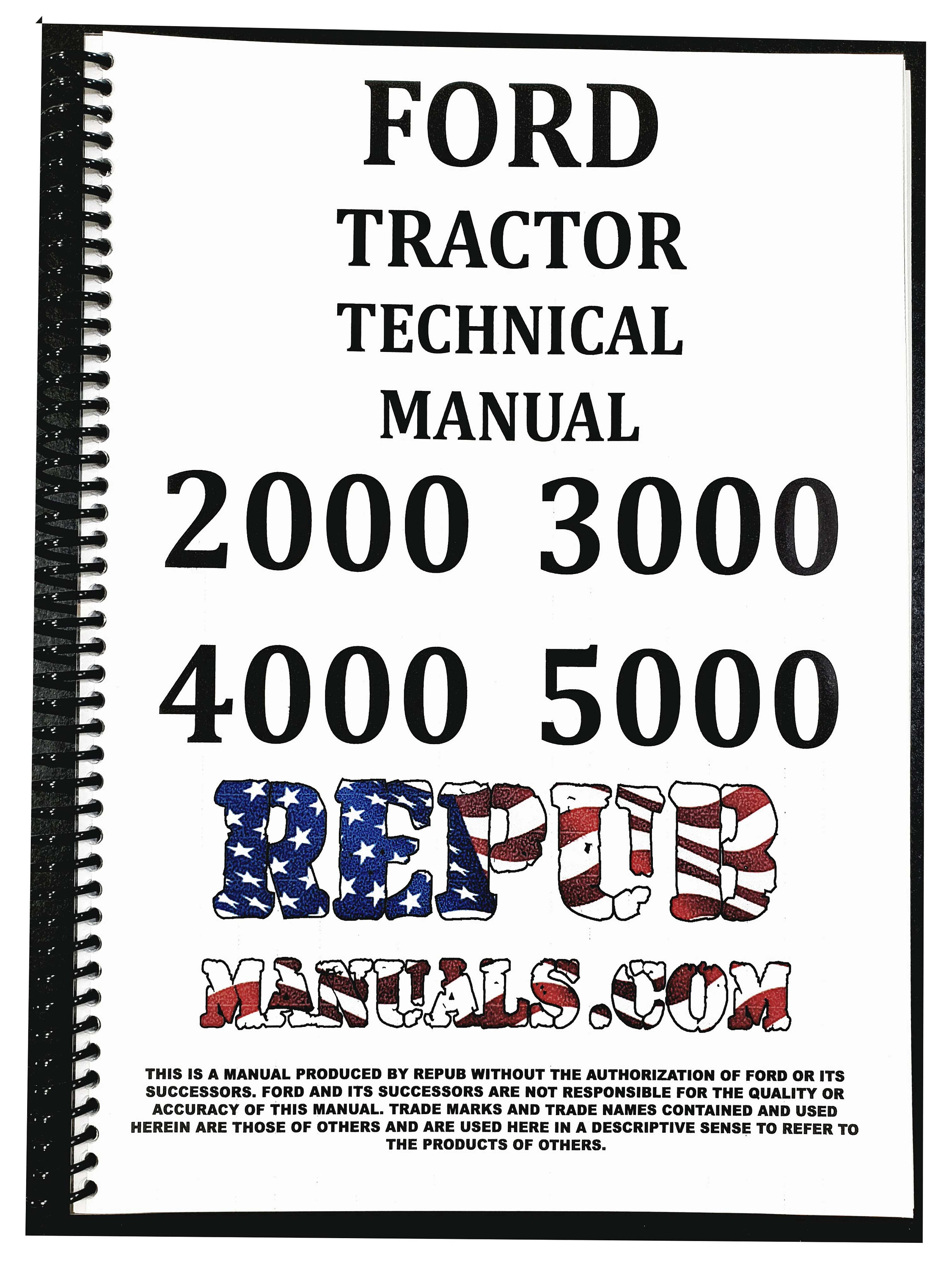 Ford 5000 Technical Service Repair Shop Manual