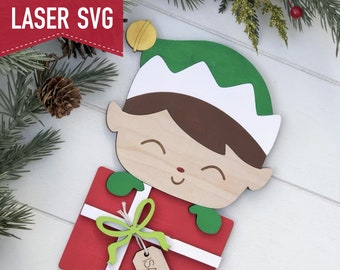 Chłopiec Elf Laser Svg Plik- Pobieranie Cyfrowe, Glowforge