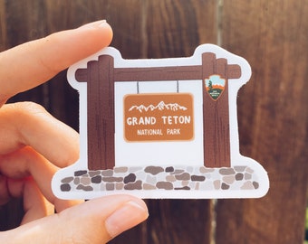 Grand Teton National Park Sticker
