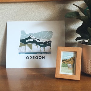 Oregon State Print