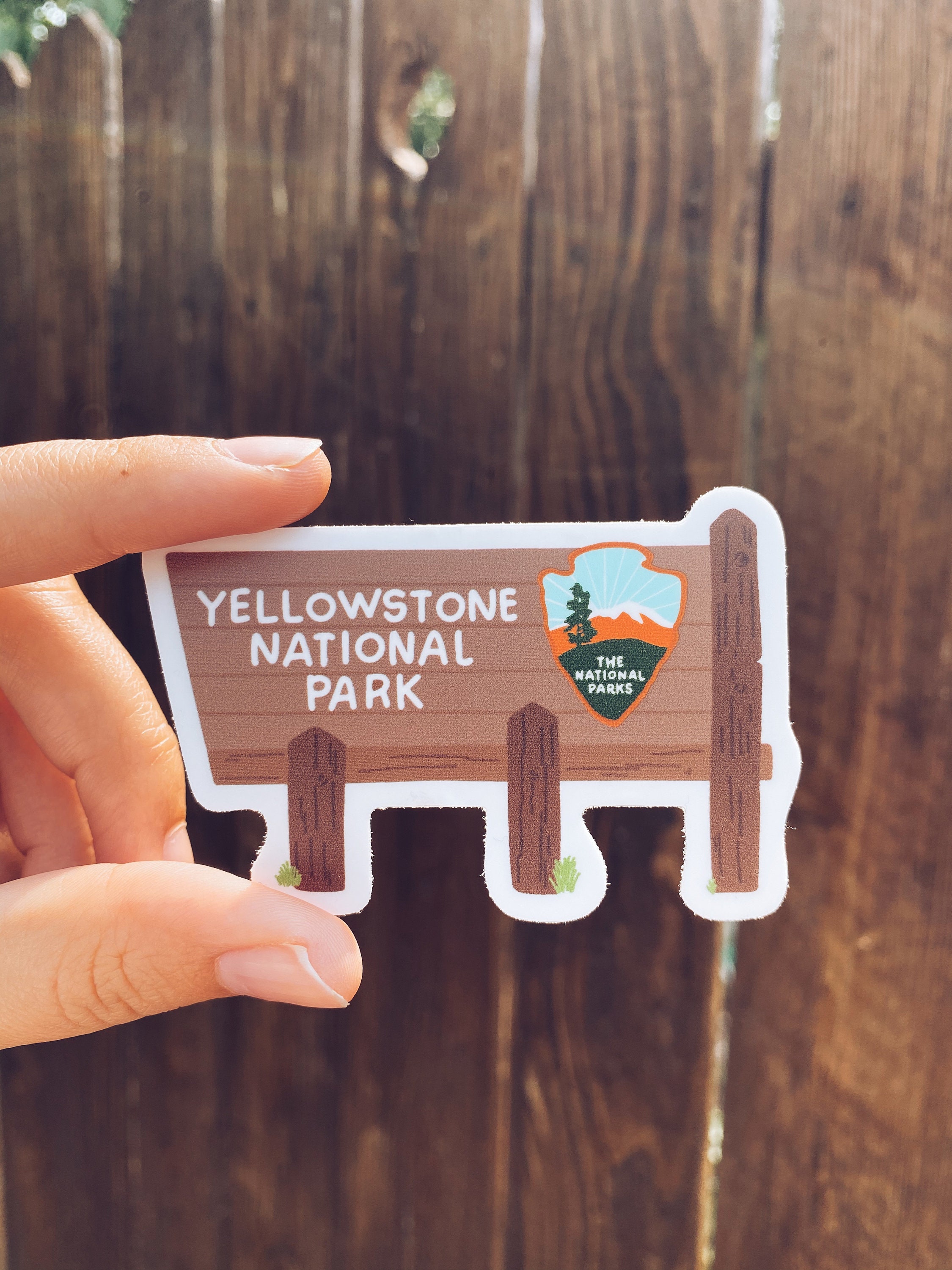 Yellowstone National Park Sticker