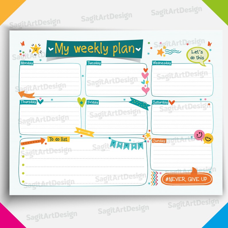 My Weekly Plan Printable Weekly Desk Planner For Kids Weekly Etsy my-weekly-plan-printable-weekly-desk-planner-for-kids-weekly-etsy