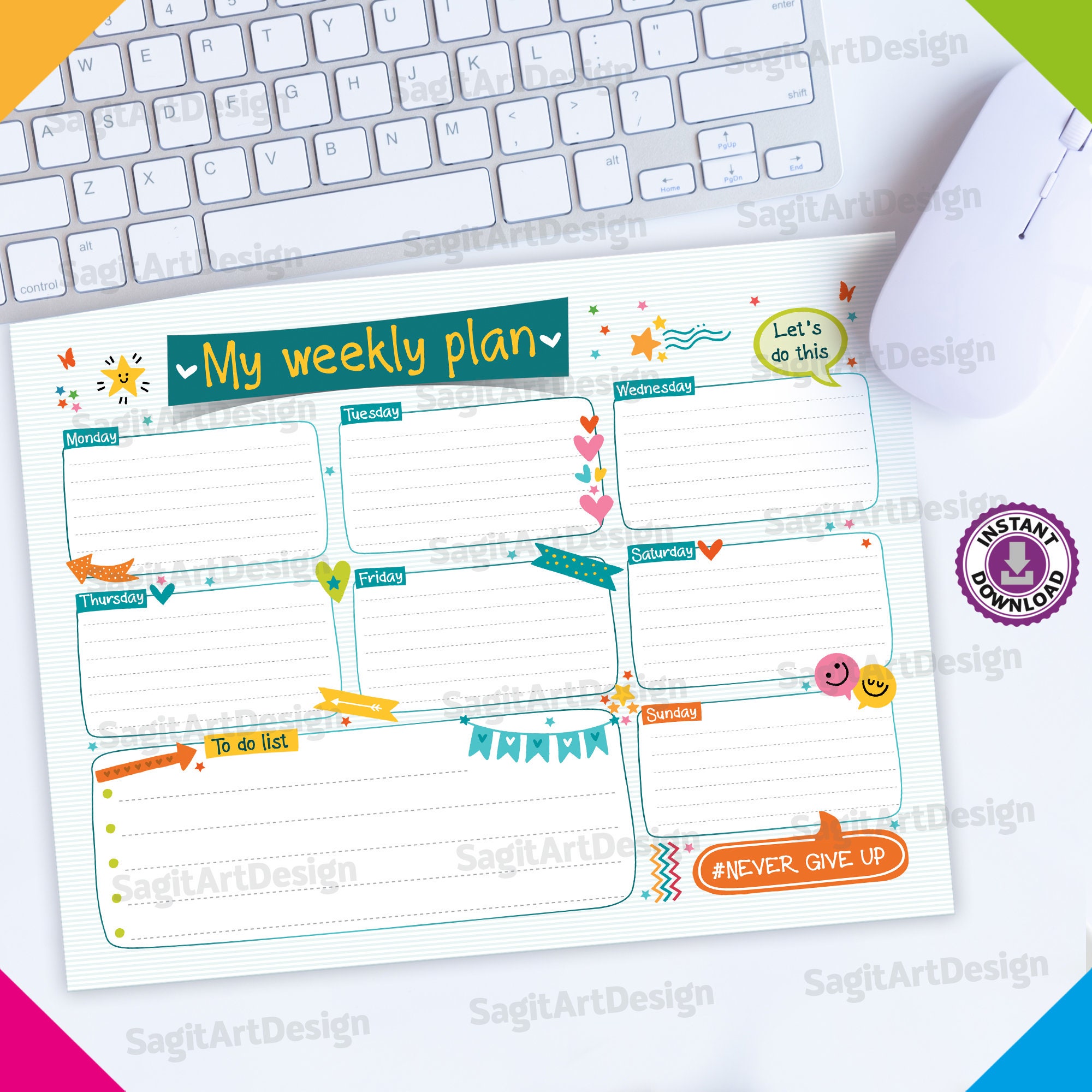 My Weekly Plan Printable Weekly Desk Planner For Kids Weekly Etsy my-weekly-plan-printable-weekly-desk-planner-for-kids-weekly-etsy