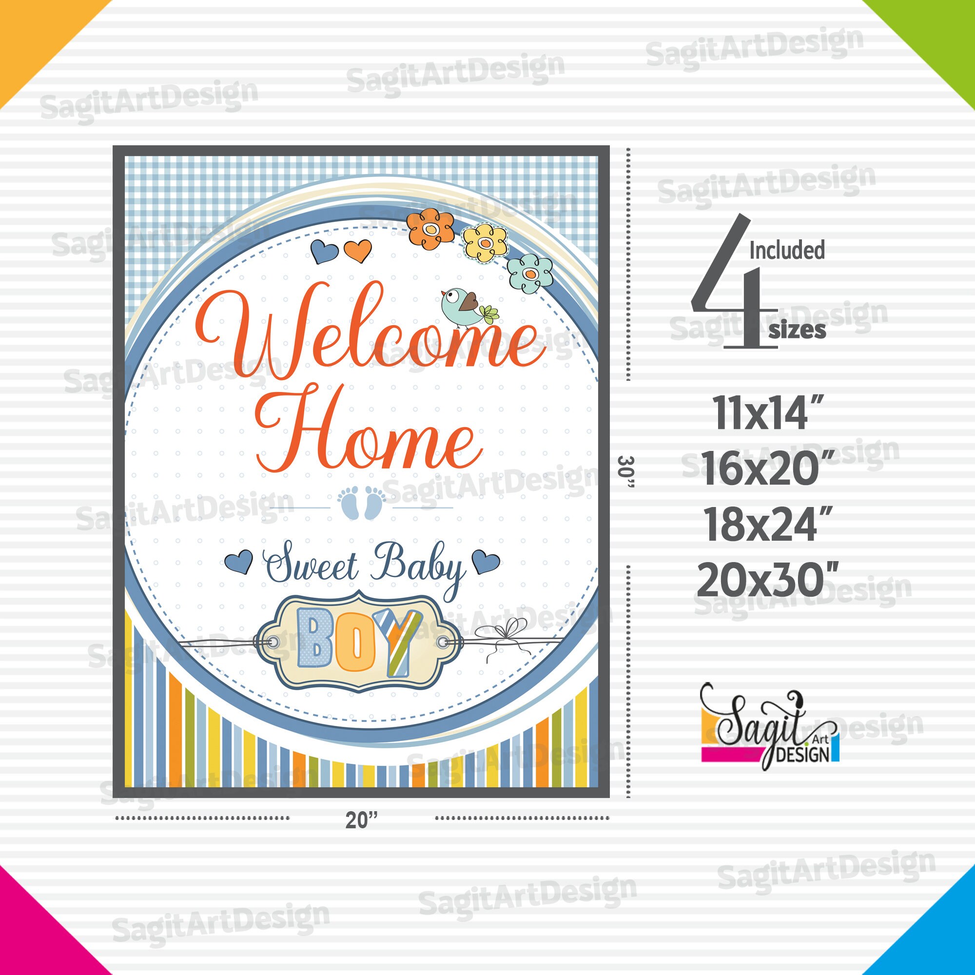 Baby Boy Home INSTANT DOWNLOAD Newborn Birth Etsy
