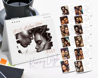 Descarga digital / Calendario imprimible 2023 / Diseños de arte afroamericanos